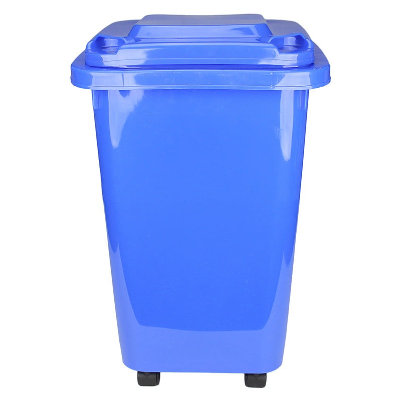 32L Mini Wheelie Bins Storage Bin Rubbish Trash Trolley Lid Wheels