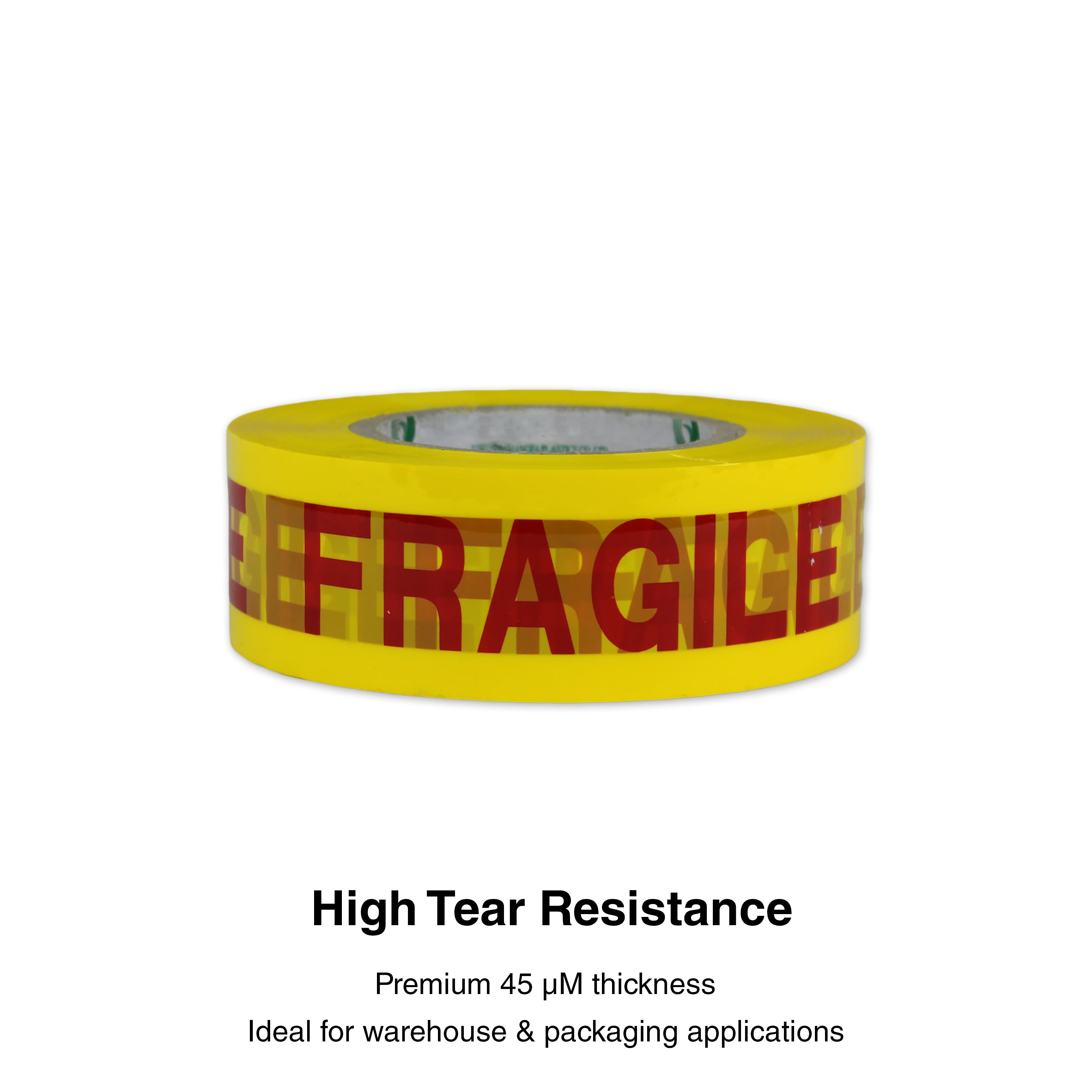 6 Rolls Fragile Tape 200M x 48mm Packaging Packing Sticky Adhesive