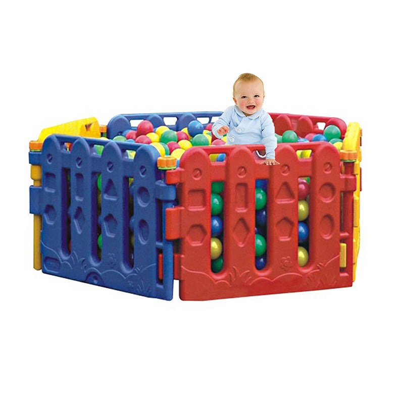 Baby Playpen Toddler Child Kids Play Pen Plastic Pit Fence Outdoor Fun