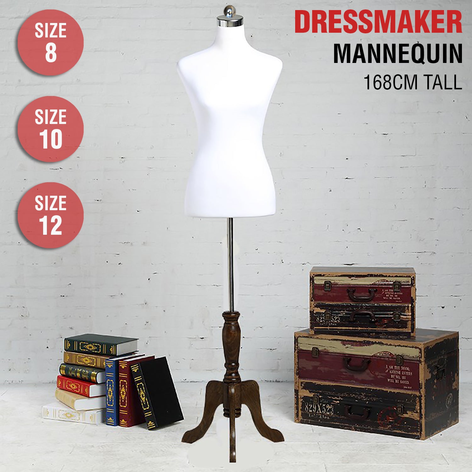 Female Mannequin Dressmaker Model 168cm Dummy Display Torso Tailor