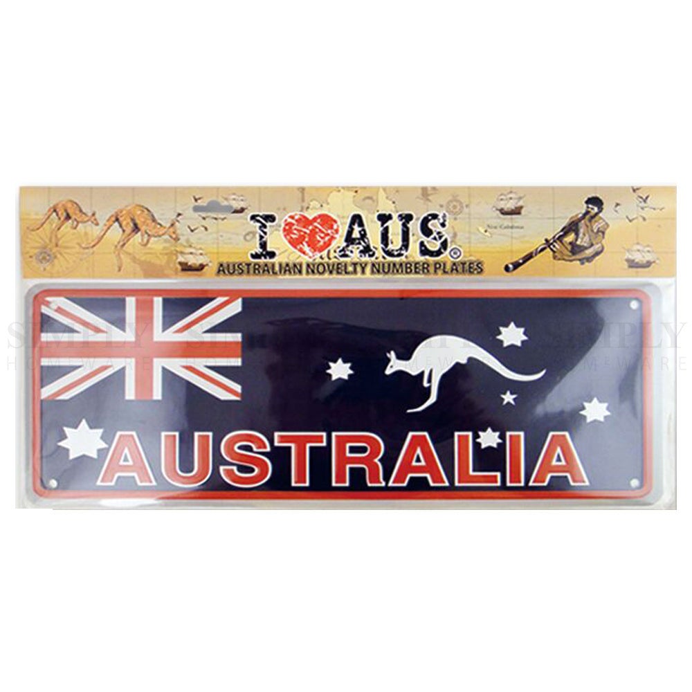 Souvenir Australian Souvenirs Car Number Plate Novelty Metal Bulk