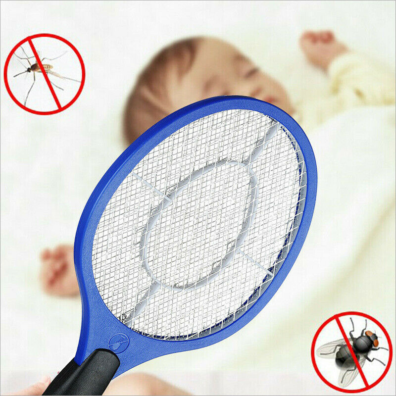 Electric Bug Zapper Tennis Racket Mosquito Fly Swatter Insect Killer