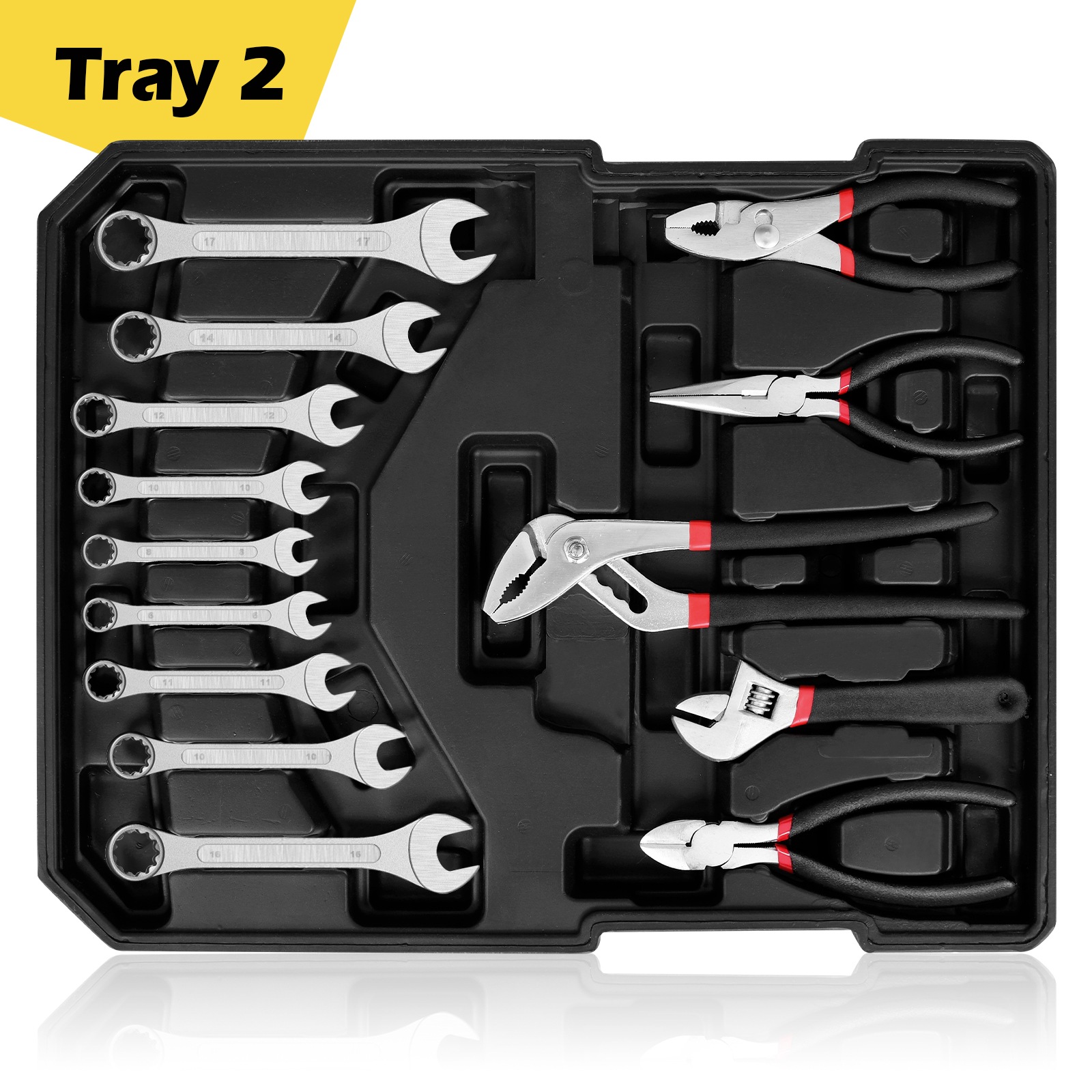 Advwin 799 PCS Tool Kit Set Portable Mechanic Box Toolbox Trolley Case