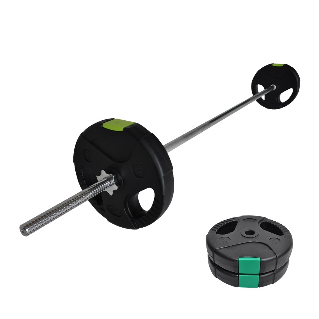 Total 18kg 28kg 198cm Barbell Bar Weight Set Buy Barbells & Weight