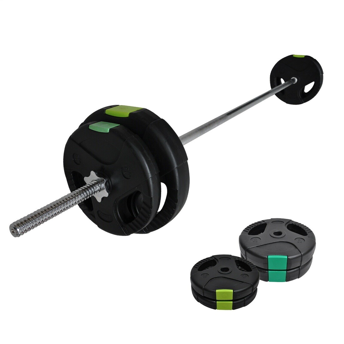Total 23kg 58kg 198cm Barbell Bar Weight Set Buy Barbells & Weight