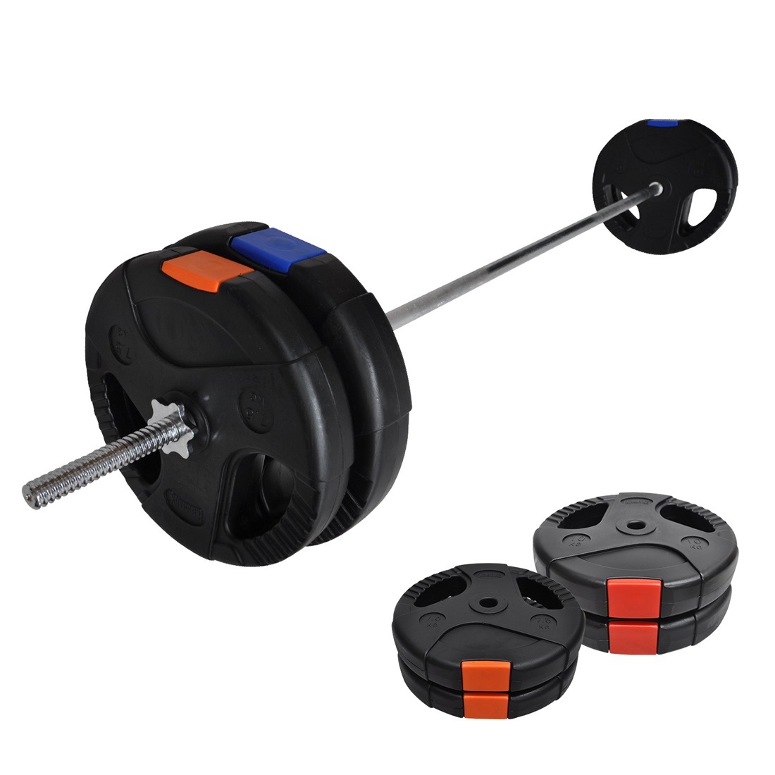 Total 23kg 58kg 198cm Barbell Bar Weight Set Buy Barbells & Weight