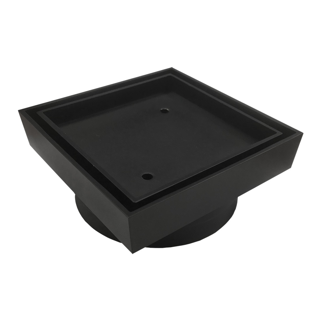 100MM BATHROOM SHOWER SMART TILE INSERT FLOOR WASTE DRAIN MATTE BLACK RENST100B Buy Tile
