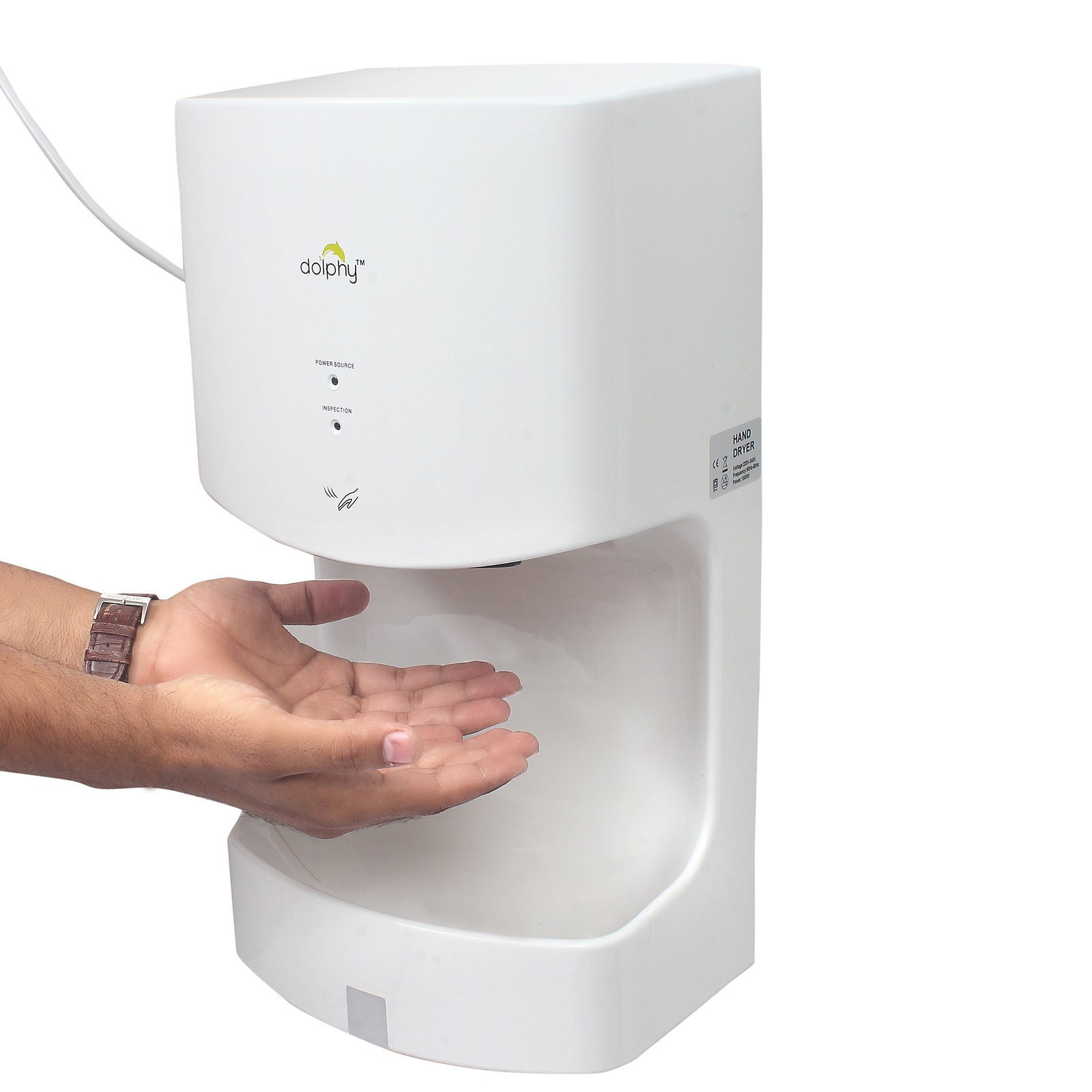Dolphy Automatic Jet Hand Dryer 1000W White Buy Bathroom