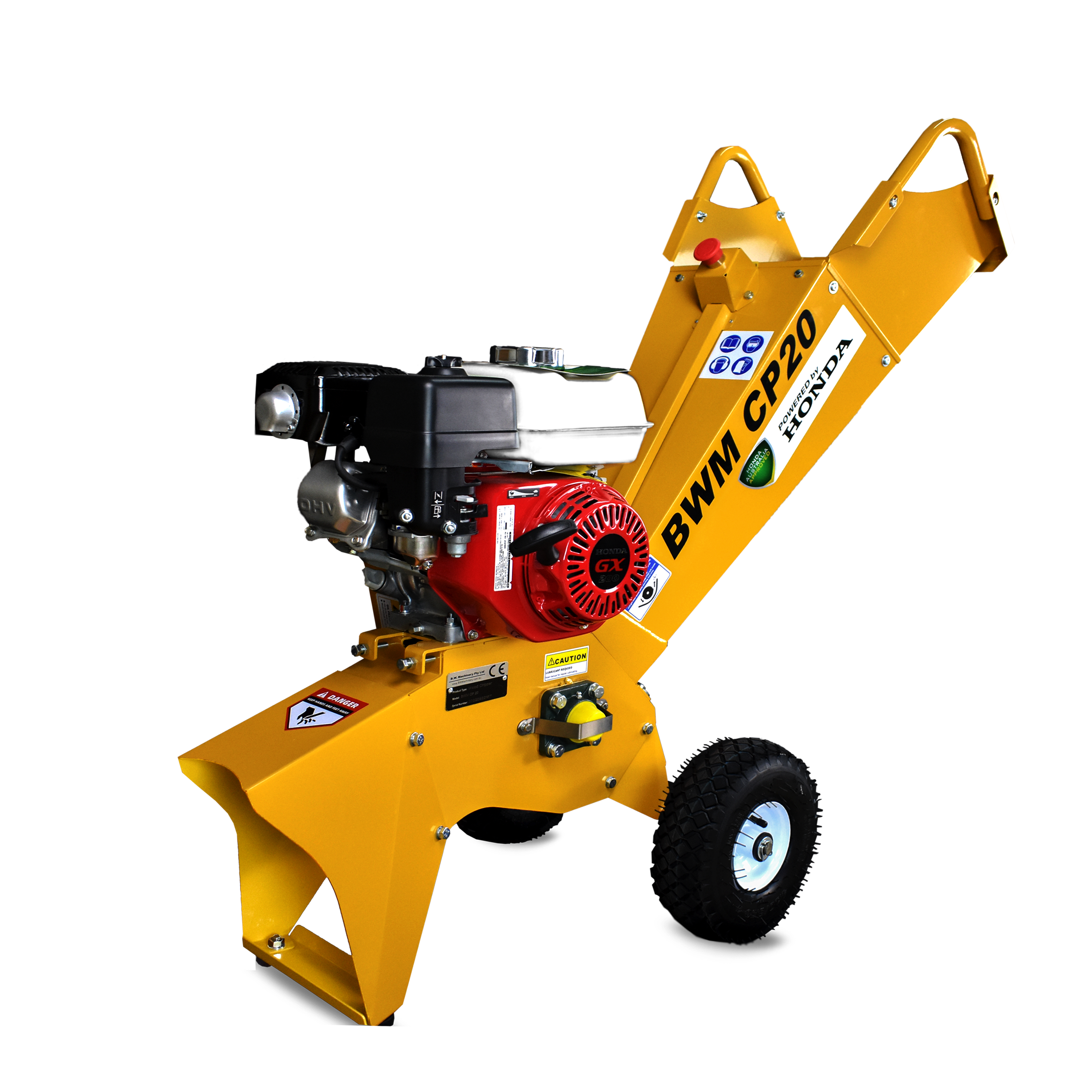 BWM CP20H Chipper Shredder with Honda GX200 Engine (Self Feeding) Buy