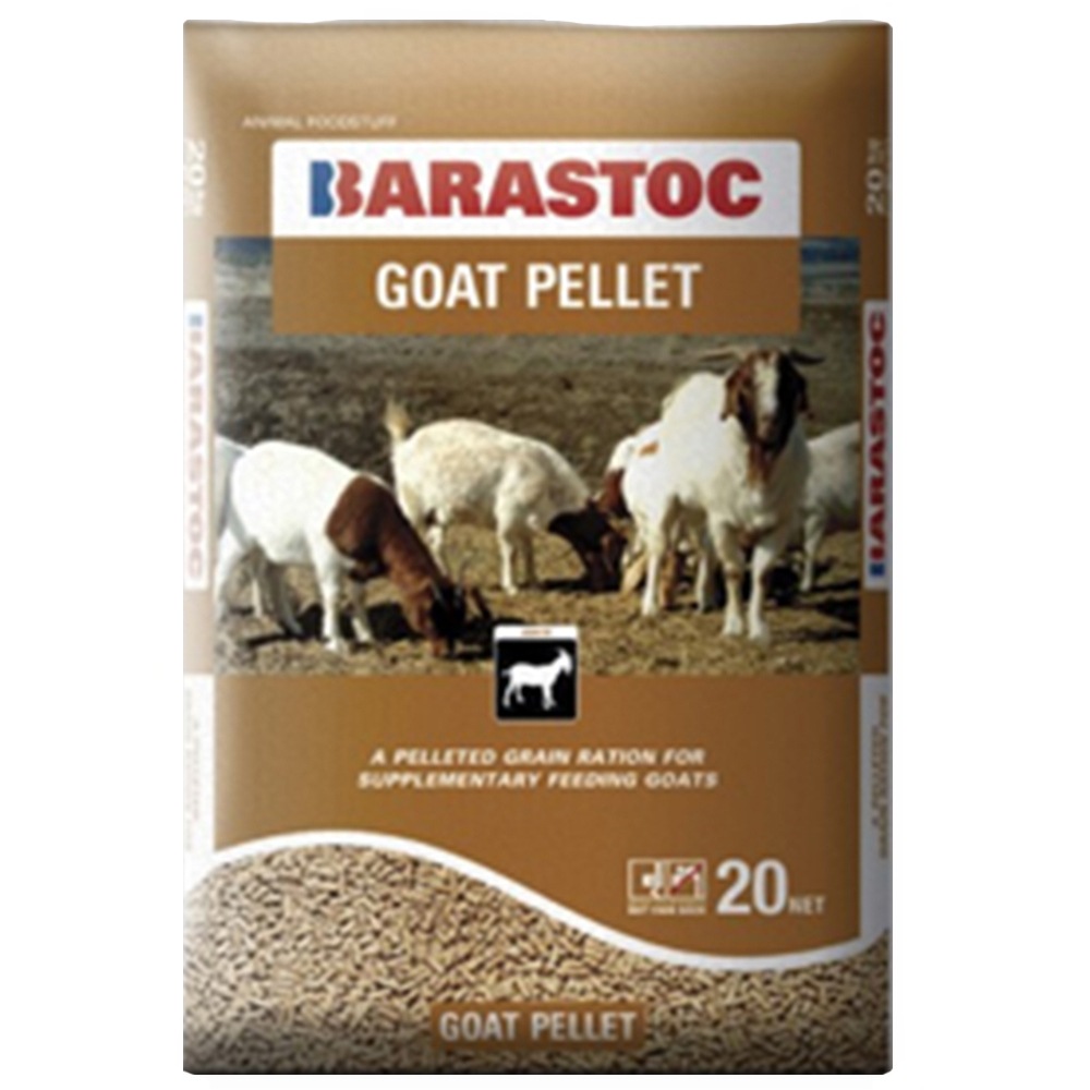 Barastoc Cereal Grain Goat Growth Pellet Feed Mix 20kg 9310394011867