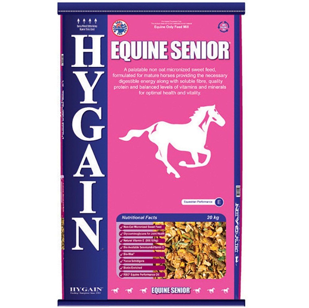 Oats For Seniors Hygain Equine Senior Horses Tasty Non-Oat Feed Supplement 20kg | Buy