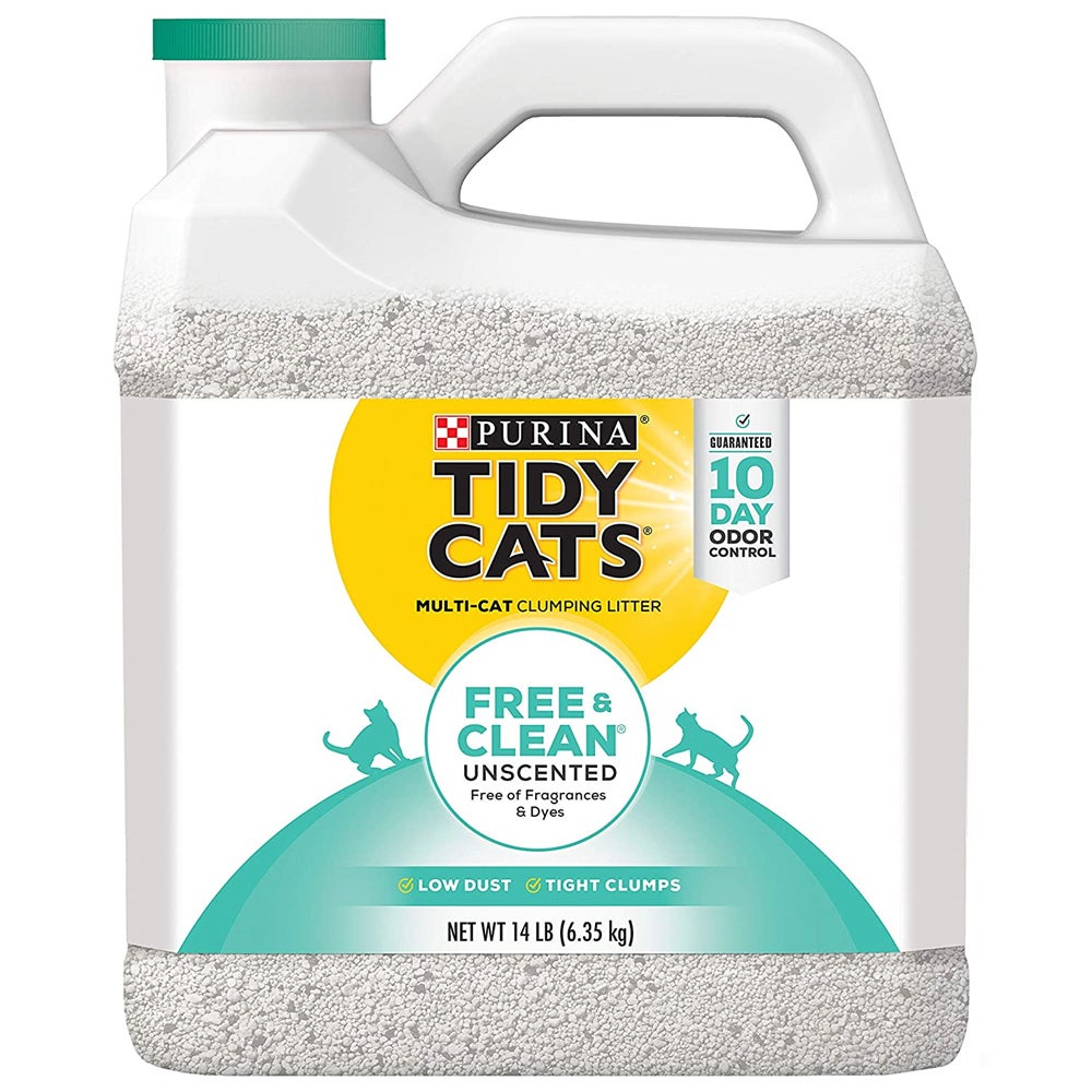Tidy Cats Free & Clean Unscented Cat Odour Absorbing Charcoal 6.35kg
