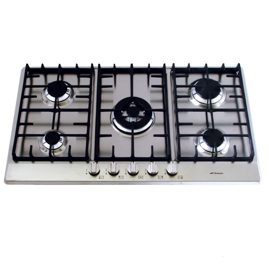 Domain Premium Stainless Steel Gas Cooktop + FFD & Cast Iron Trivets