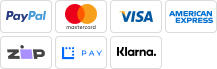 PayPal MasterCard Visa Amex